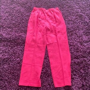 St. John Pink Straight Leg Pants